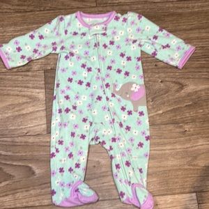 O-3 month pajama- baby girl